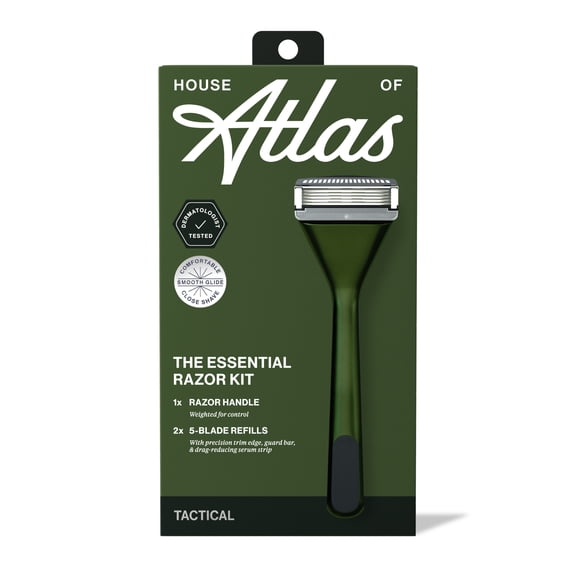 House of Atlas Essential Razor Kit - Tactical - 5ct