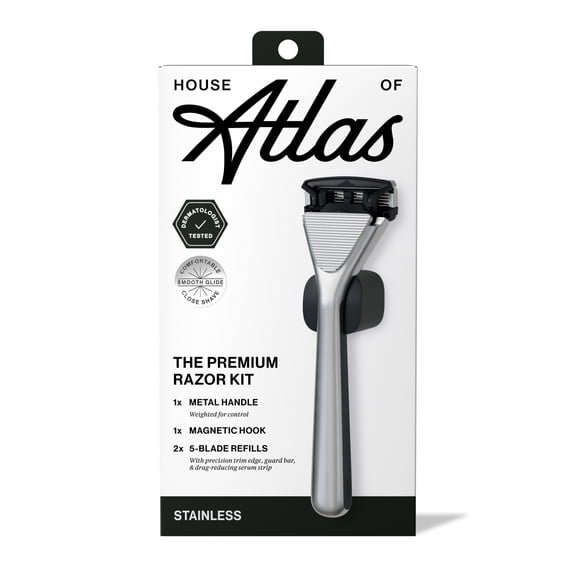 House of Atlas Premium Razor Kit - Stainless - 5ct