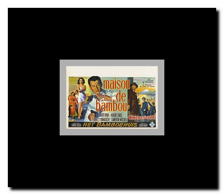 House of Bamboo Framed Movie Poster