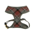 thumbnail image 1 of House of Barker, Plaid Walking Dog Harness, Gray, 1 of 4