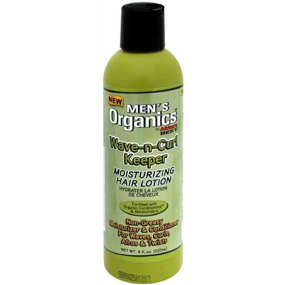 House of Cheatham Organics Men's Organics Wave-n-Curl Keeper Moisturizing Hair Lotion, 8 oz