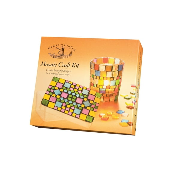 House of Crafts® Mosaic Votive & Trinket Craft Kit