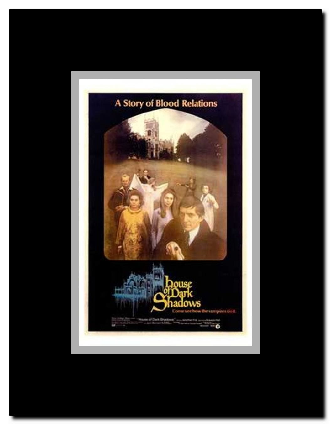 House of Dark Shadows Framed Movie Poster