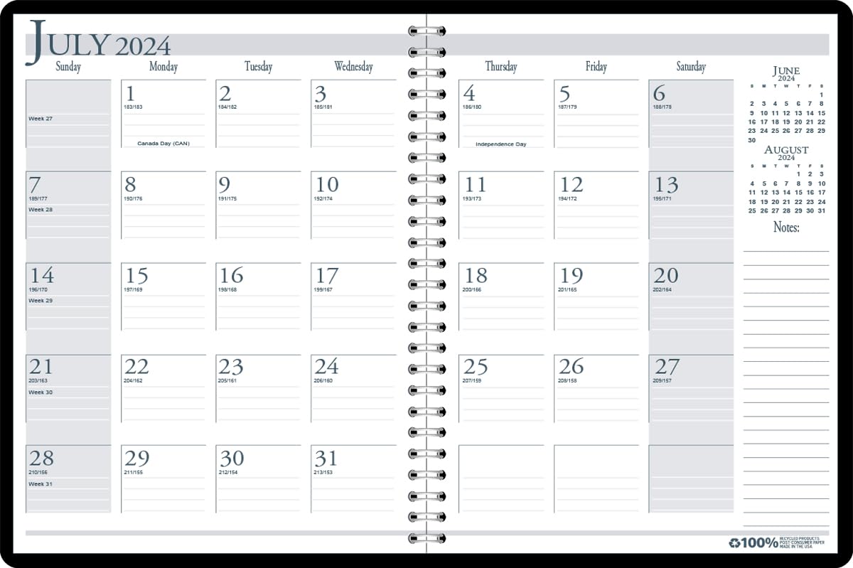 House Of Doolittle 2024 Daily Group Planner 2 Volume Set, 8 - View #9