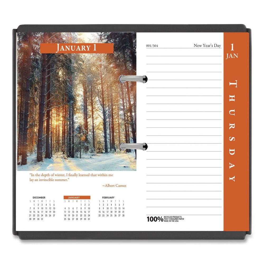 House Of Doolittle Scenic 3-month Wall Calendar - Julian Dates - 14 Month - December 2025 To January 2027 - 3 Month Single Page Layout - 12 1/4" X 27" Sheet Size
