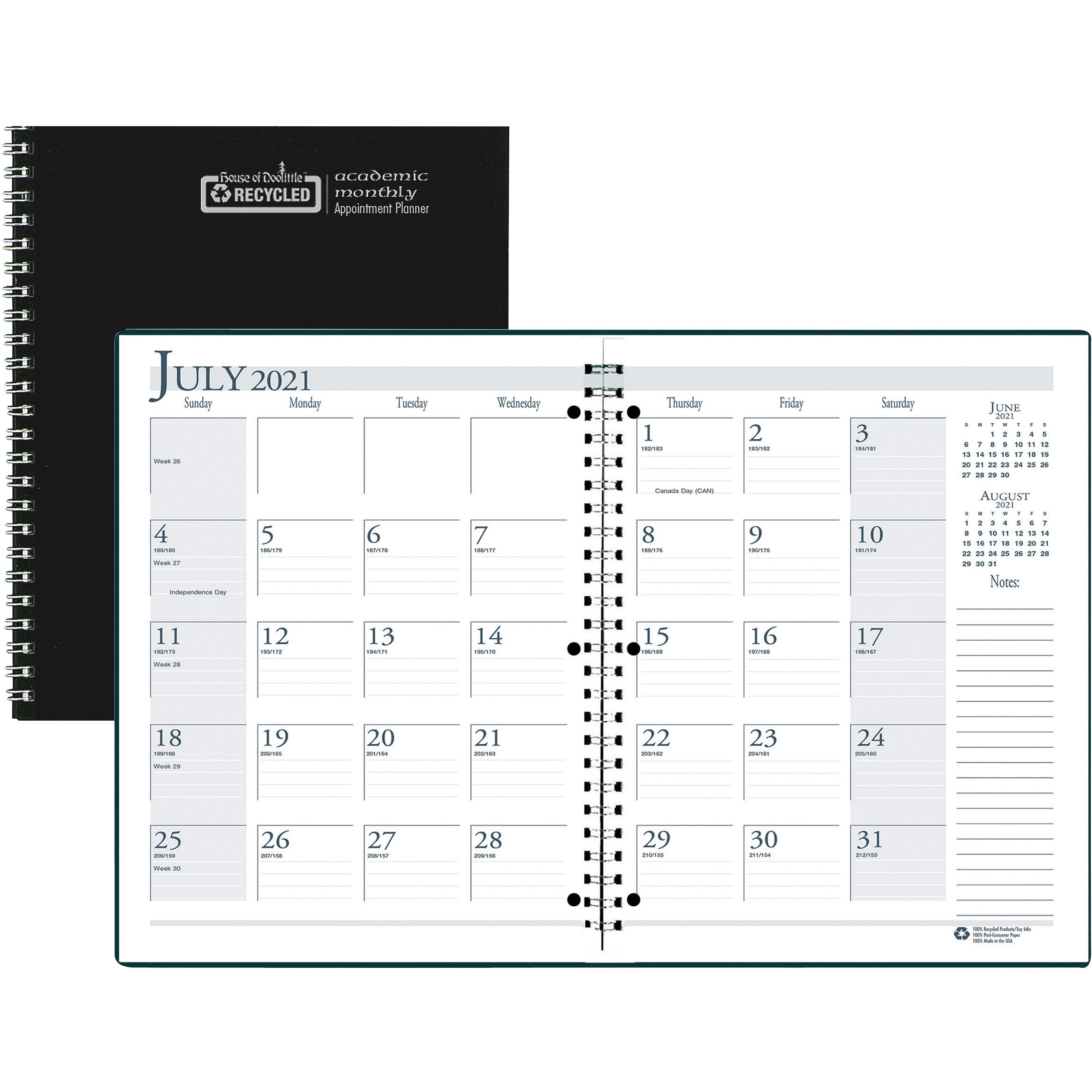 House of Doolittle Academic Planner