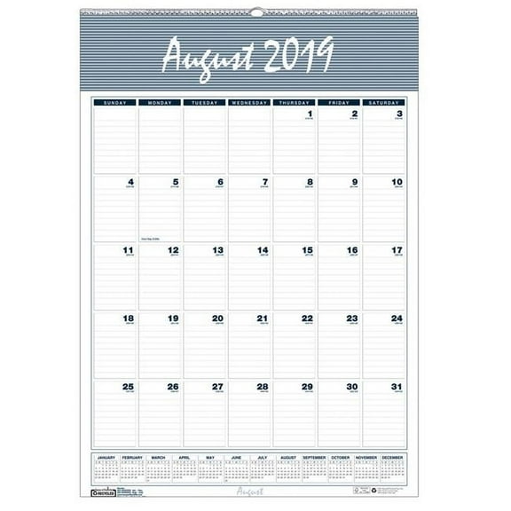 House of Doolittle Bar Harbor 12x17 Academic Wall Calendar