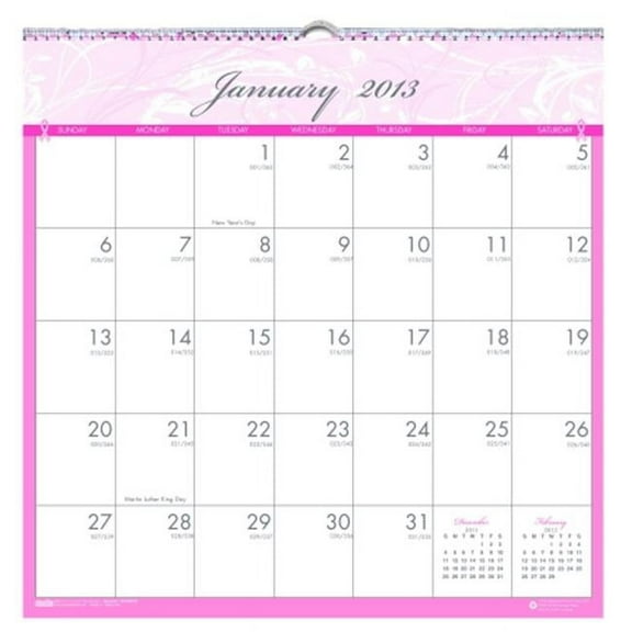 House of Doolittle  Breast Cancer Aware. Wall Cal.