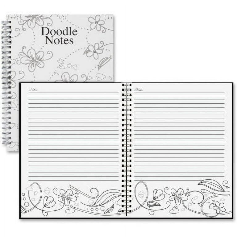 House of Doolittle Doodle Notes Spiral Notebook - 111 Pages - Spiral Bound - 7 House of Doolittle Doodle Notes Spiral Notebook - 111 Pages - Spiral Bound - 7