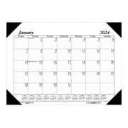 House of Doolittle Economy - Desk pad - desktop - 2024 - month to view - 22 in x 17 in - dated