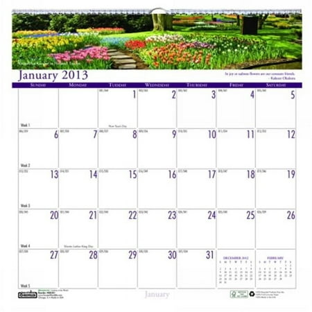 House of Doolittle HOD301 Gardens Wall Calendar
