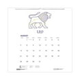 thumbnail image 1 of House of Doolittle HOD3185 14 x 11 in. Academic Zodiac Wall Calendar, 1 of 4