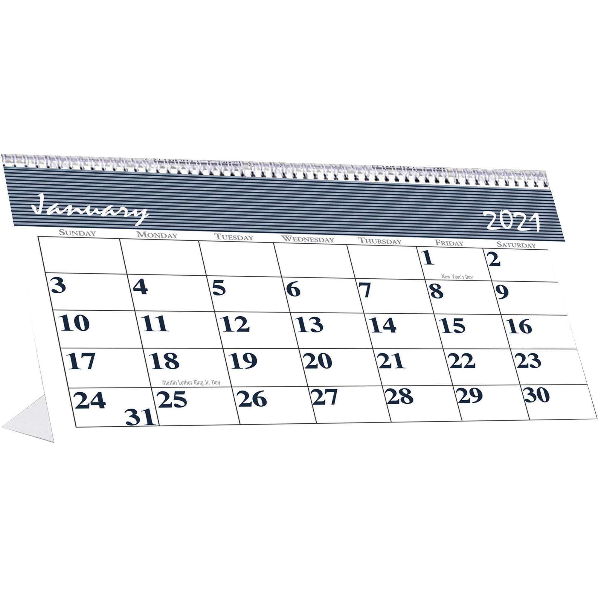 House of Doolittle, HOD3679, Spiral Bound Tent Top Calendars, 1 Each, Blue,Gray