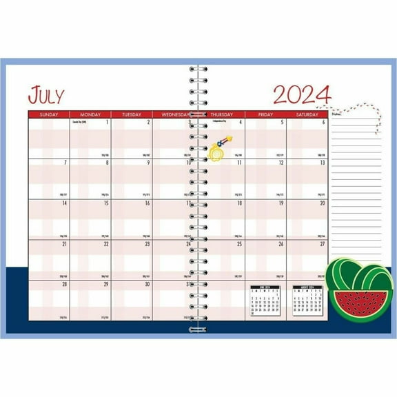 House of Doolittle Monthly Calendar Planner Academic Seasonal 7 x 10 Inches