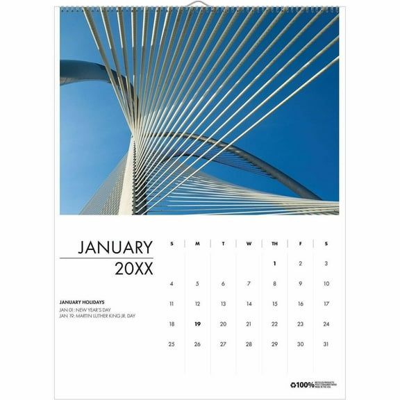House of Doolittle Recycled Architecture Wall Calendar (315)