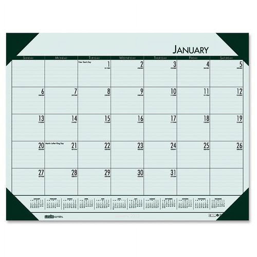 House Of Doolittle EcoTones Recycled Monthly Desk Pad