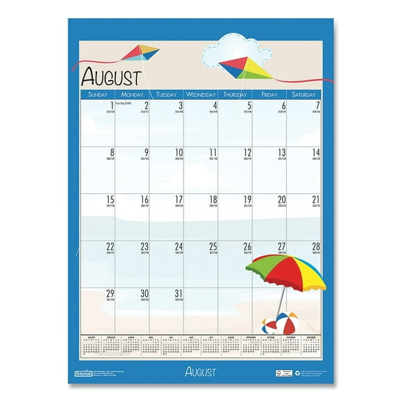 House of Doolittle Seasonal Academic Wall Calendar 12x16.5 2023-2024 3395