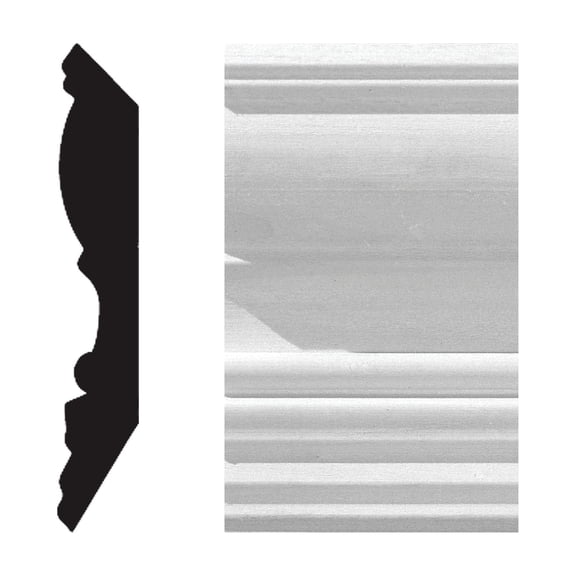 House of Fara MDF Crown Molding - Pack of 24