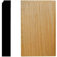 House of Fara 7/8 In. W. x 3-1/2 In. H. x 6 In. L. Oak Plinth Block Pack of 10