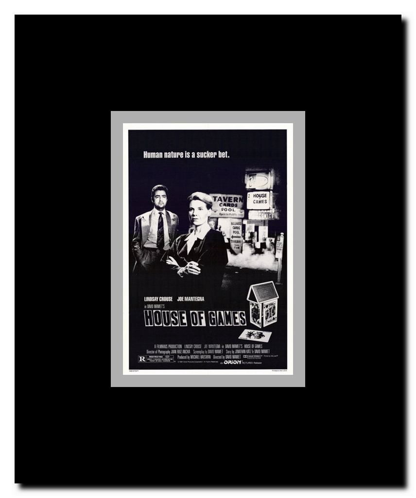 House of Games Framed Movie Poster