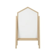 House of Happy Chalk/ White Board Easel, Natural