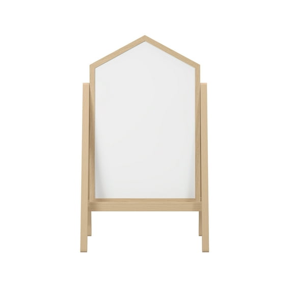 House of Happy Chalk/ White Board Easel, Natural