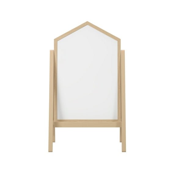 House of Happy Chalk/ White Board Easel, Natural