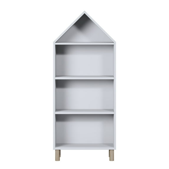 House of Happy, House Shaped Bookshelf, White