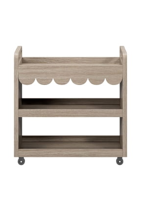 Scallop Art Cart , Natural for Kids Classroom, Kids Playroom or Kids Bedroom