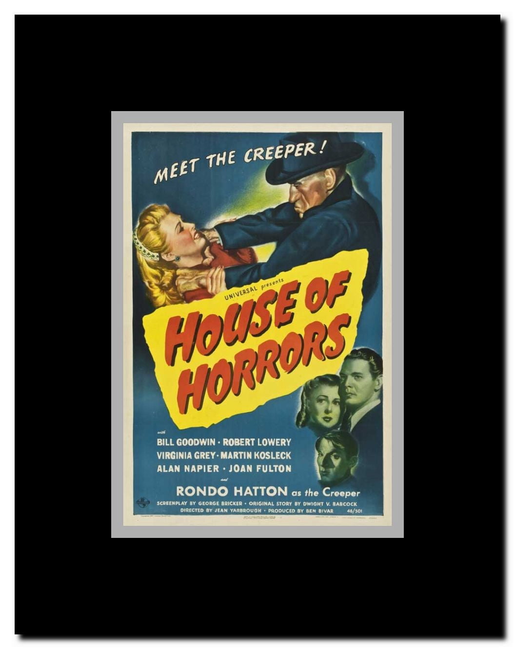 House of Horrors Framed Movie Poster