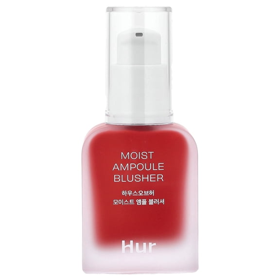House of Hur Moist Ampoule Blusher, 09 Ruby Red, 0.67 fl oz (20 ml)