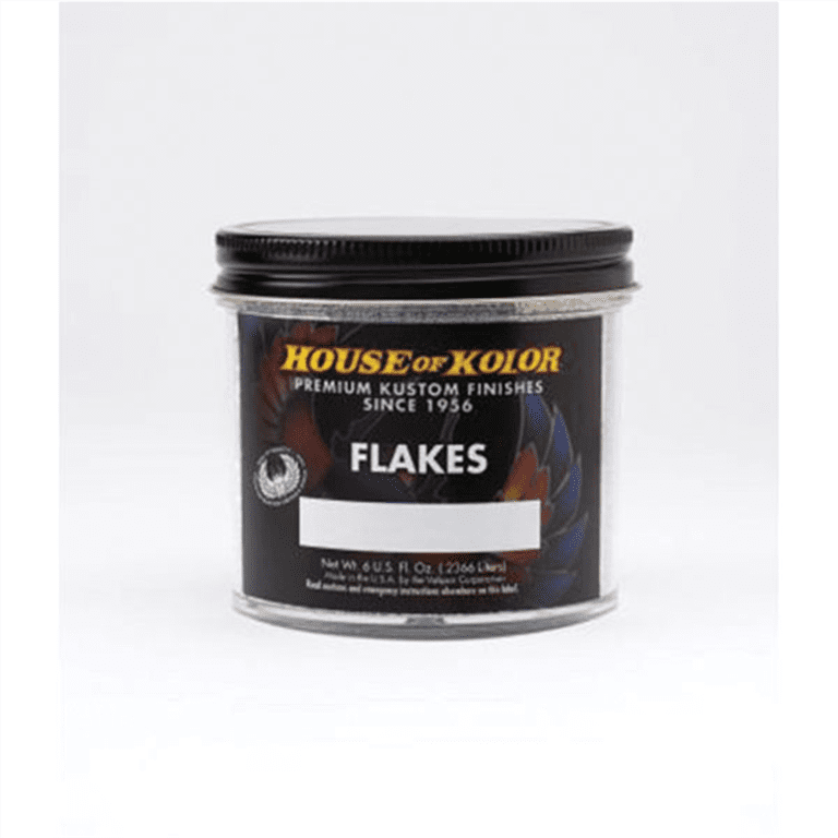HOUSE OF KOLOR フレーク F20 RED House Of Kolor F20-C01 F Series Dry Flake, 6 oz Can, Red, 1/128th