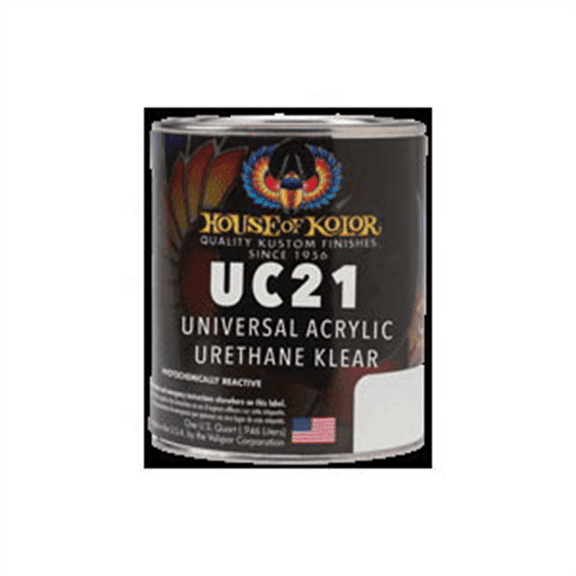 House Of Kolor UC21-G01 Universal Acrylic Urethane Klear, 1 gal, 2:1 Mixing