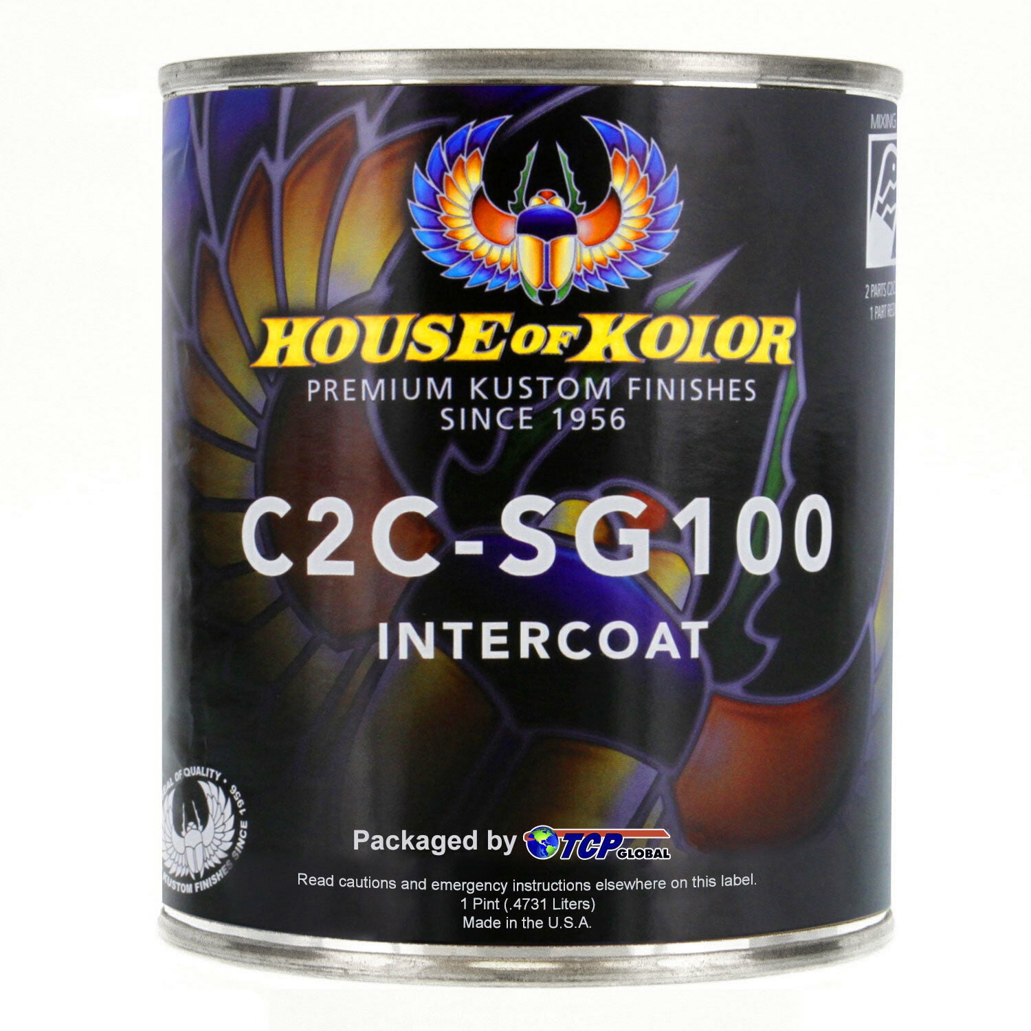 House of Kolor Intercoat Klear Midcoat Clearcoat Low VOC, Pint