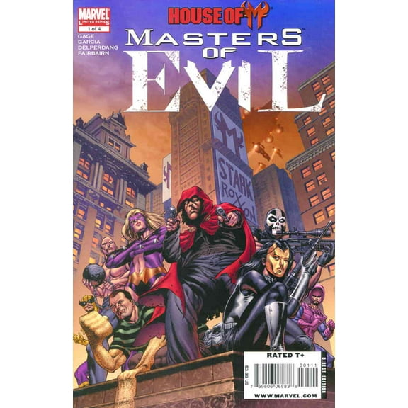 House of M: Masters of Evil #1 VF ; Marvel Comic Book