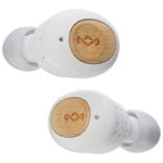 House of Marley Champion 2: True Wireless Earbuds with Microphone, Bluetooth Connectivity, 35 Hours Total Playtime, and Sustainable Materials, Cream