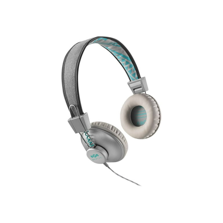 House of Marley Positive Vibration Headphones with mic full size wired 3.5 mm jack mist Walmart