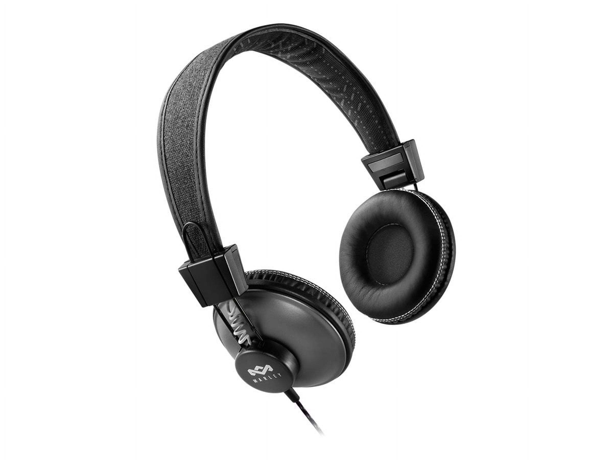 House of Marley Positive Vibration - Headphones with mic - full size -  wired - 3.5 mm jack - pulse - Walmart.com