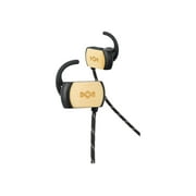 House of Marley Voyage BT - Earphones with mic - in-ear - over-the-ear mount - Bluetooth - wireless - signature black