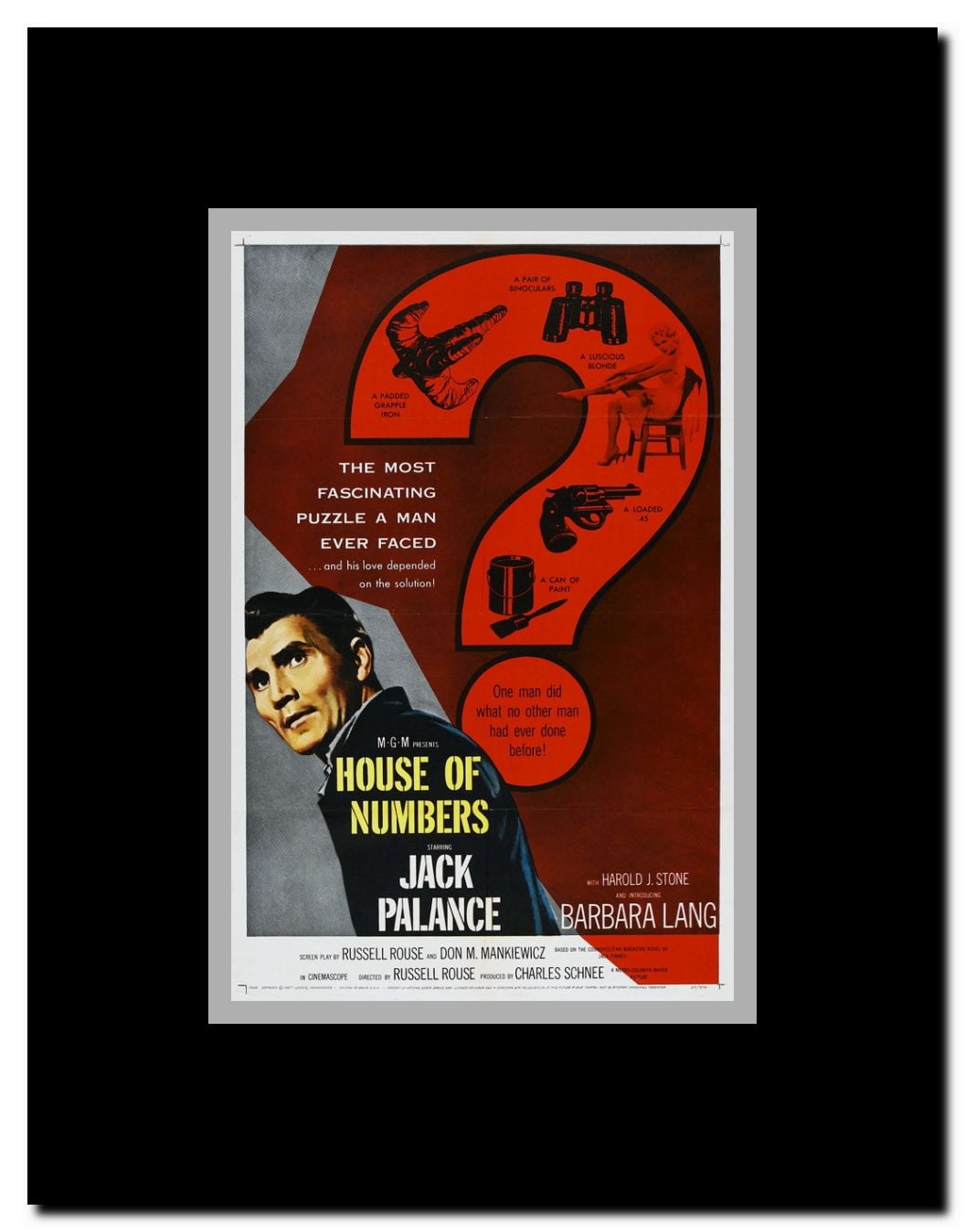 House of Numbers Framed Movie Poster