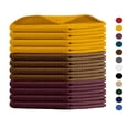 thumbnail image 1 of House of Orlo Cotton Multicolor Waffle Dish Cloth, 12 Pack, 12"x12", Burgundy-Brown-Mustard, 1 of 1