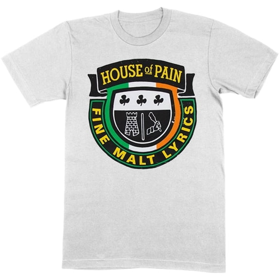 House of Pain Men's Fine Malt T-Shirt White XX-Large | Officially Licensed Merchandise