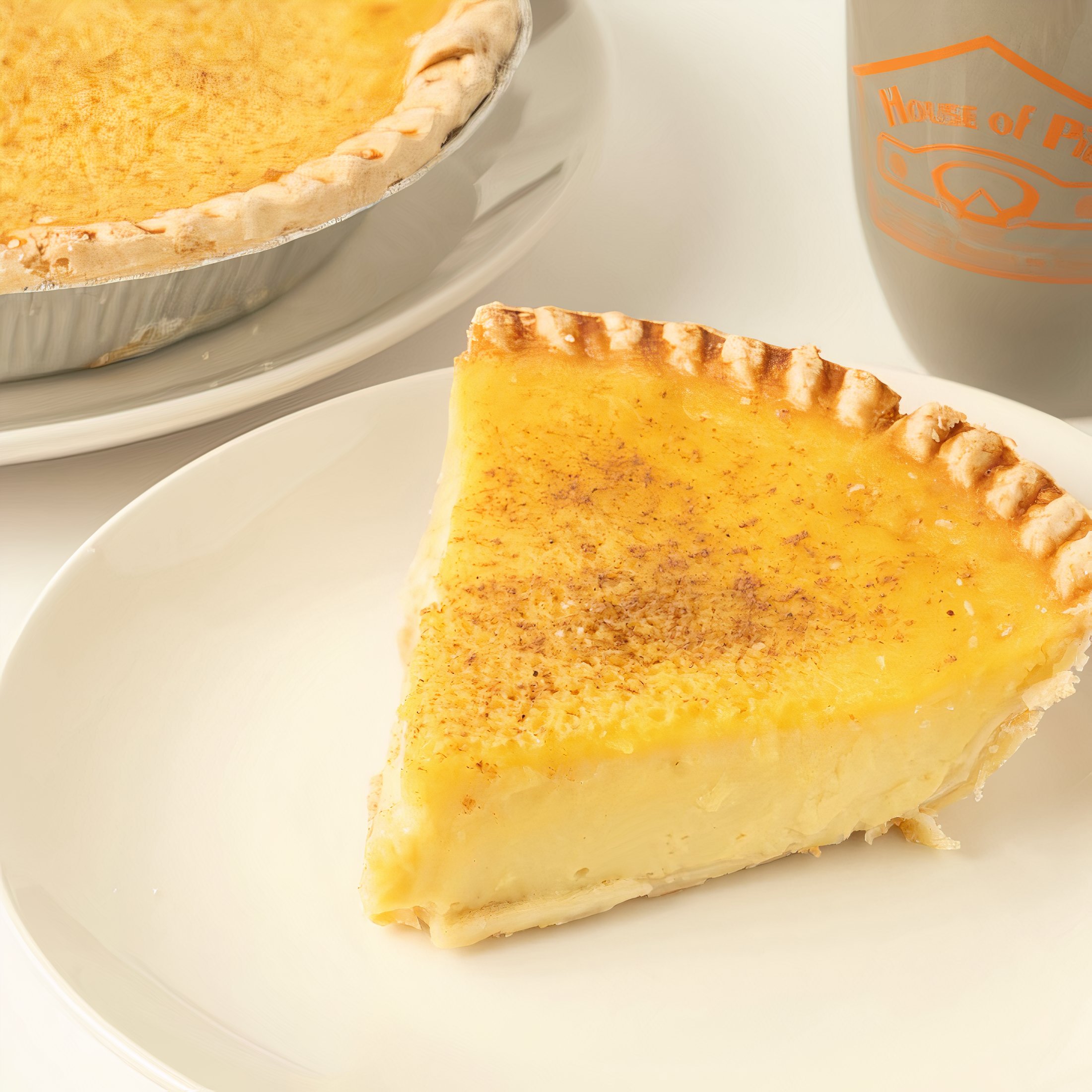 House of Pies Egg Cream Custard Pie, 9-inch