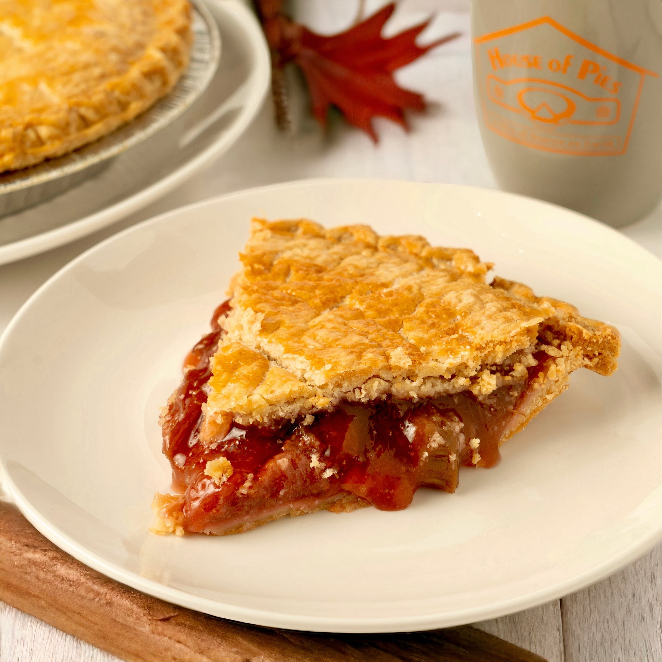 House of Pies Strawberry Rhubarb Pie, 9-inch