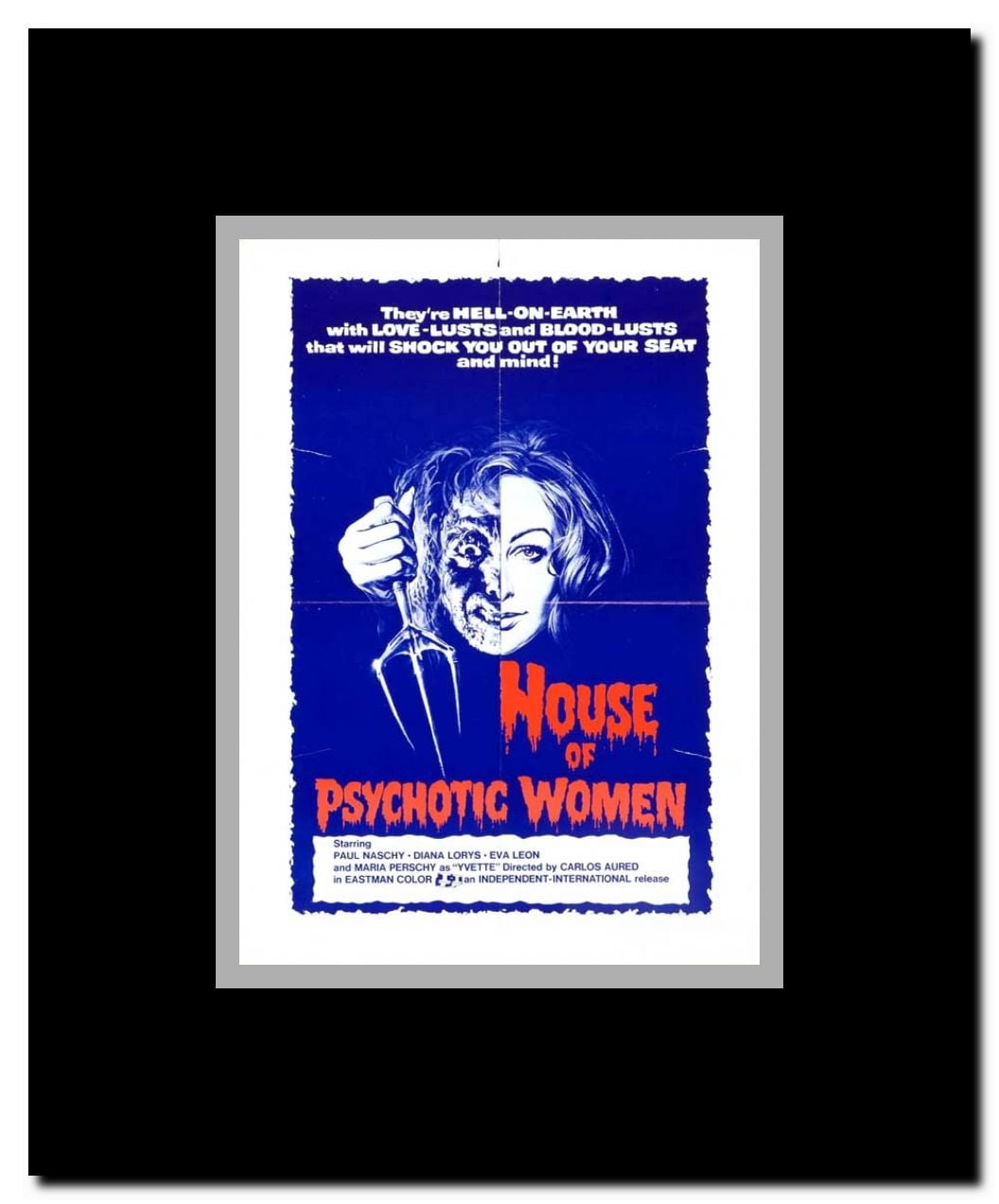 House of Psychotic Women Framed Movie Poster
