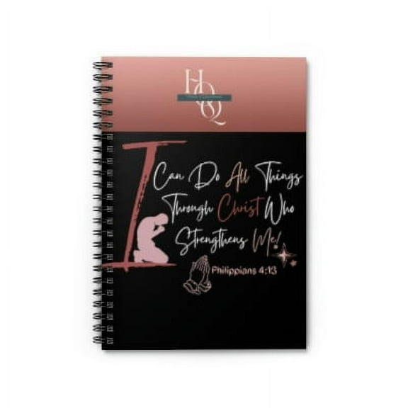 House of Qudresame Faith-Based Spiral Notebook - Ruled Line