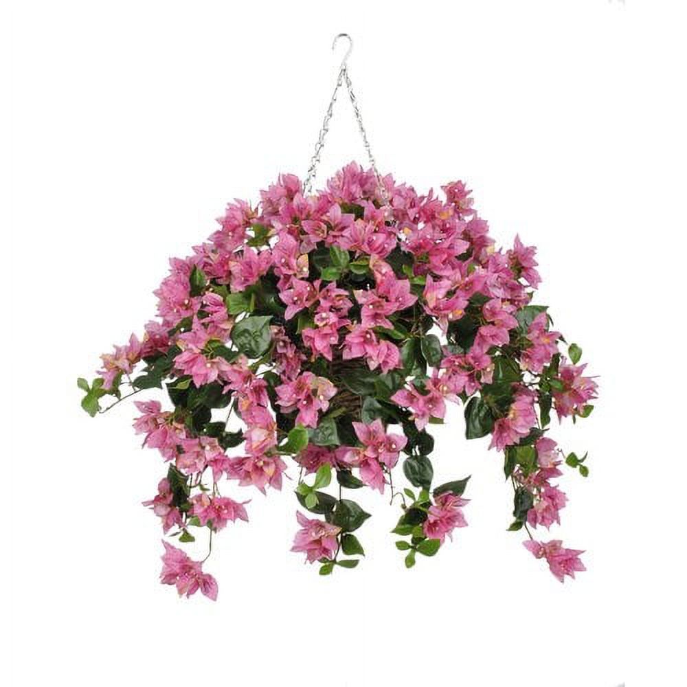 House of Silk Flowers Inc. Artificial Orchid Pink Bougainvillea Hanging