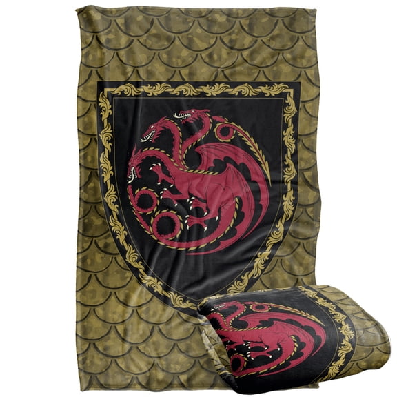 House of The Dragon Blanket, 36"x58" Hod Shield Silky Touch Super Soft Throw Blanket