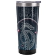 thumbnail image 1 of House of The Dragon Official Silver Dragon 20 oz Travel Tumbler, Stainless Steel, Vacuum Insulated with Leak Resistant Slide-Lock Lid, 1 of 6