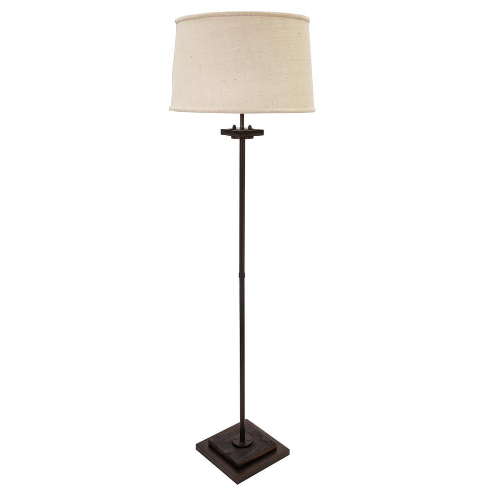 House of Troy 60.5" Farmhouse Floor Lamp in Chestnut Bronze